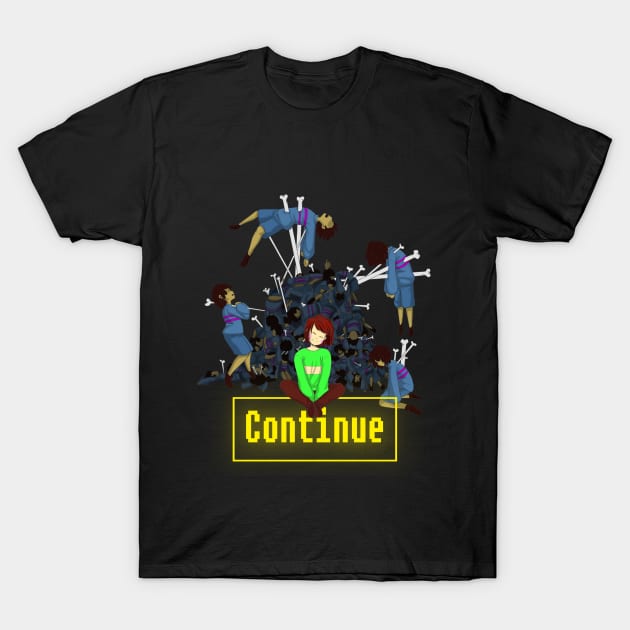 undertale - genocide T-Shirt by Trannes